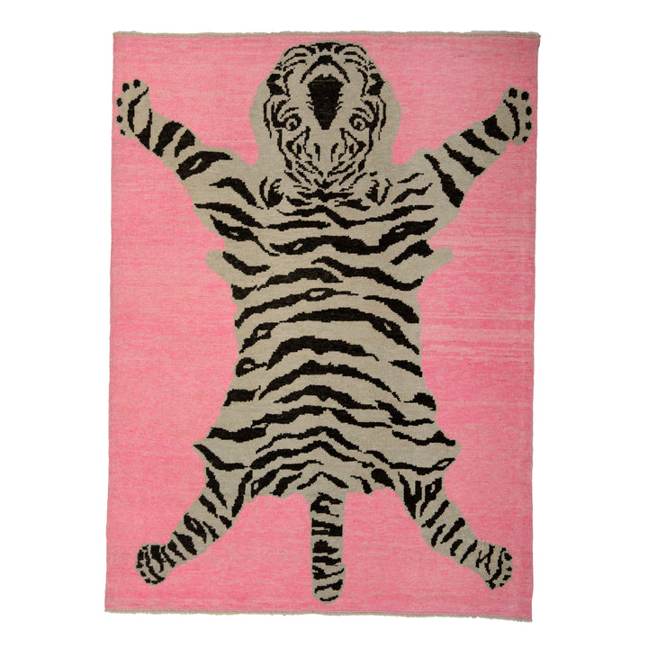 Turkish Hand Knotted Wool Carpet - 5'8" x 7'7"