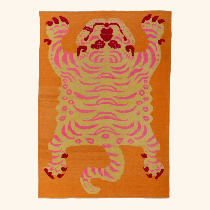 Turkish Hand Knotted Wool Carpet - 6'11" x 9'10"