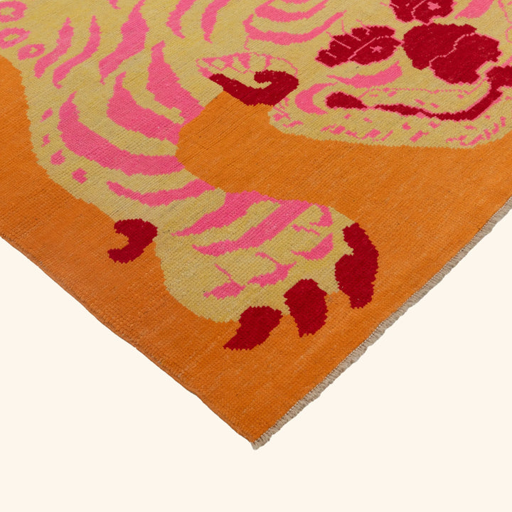 Turkish Hand Knotted Wool Carpet - 6'11" x 9'10"