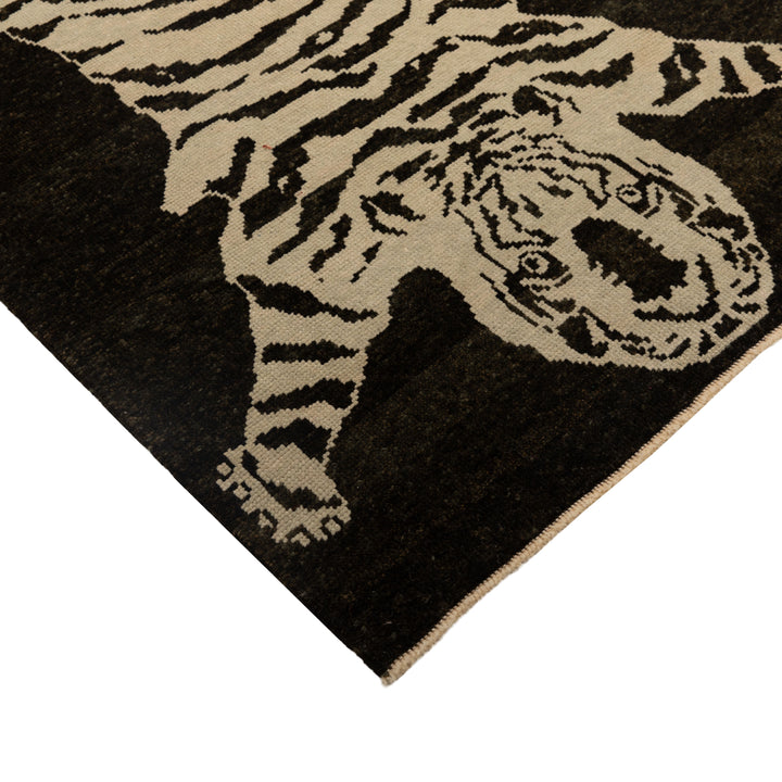 Turkish Hand Knotted Wool Carpet - 4'1" x 6'1"