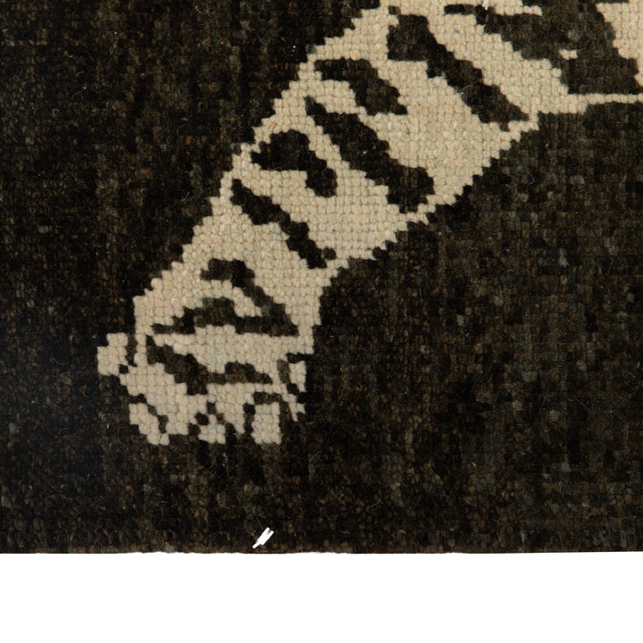 Turkish Hand Knotted Wool Carpet - 4'1" x 6'1"