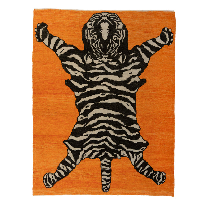 Turkish Hand Knotted Wool Carpet - 5'5" x 7'1"