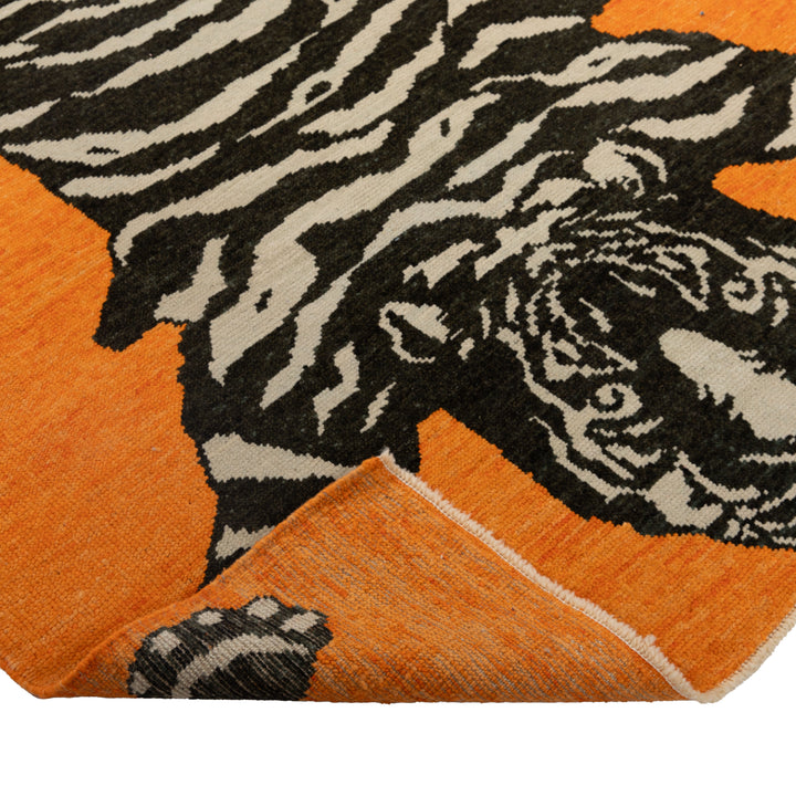 Turkish Hand Knotted Wool Carpet - 5'5" x 7'1"