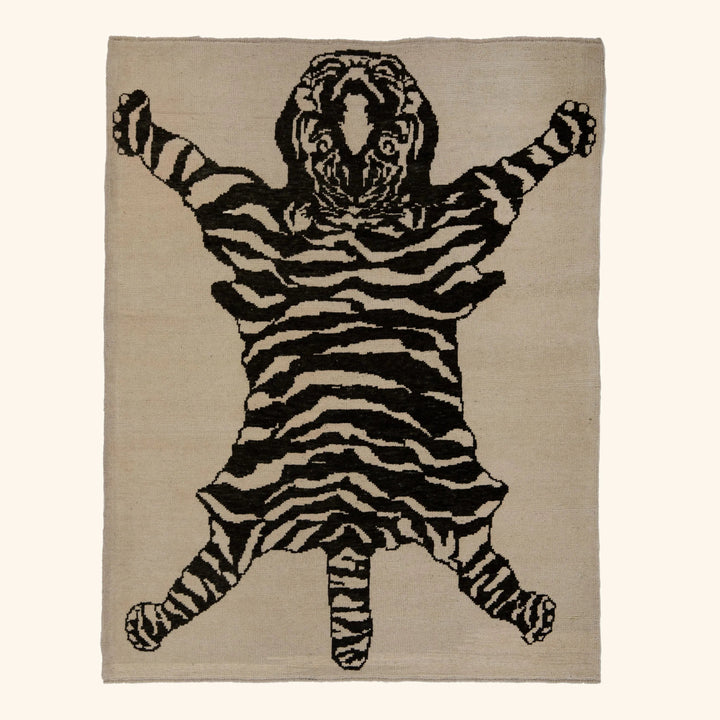 Turkish Hand Knotted Wool Carpet - 5'9" x 7'4"