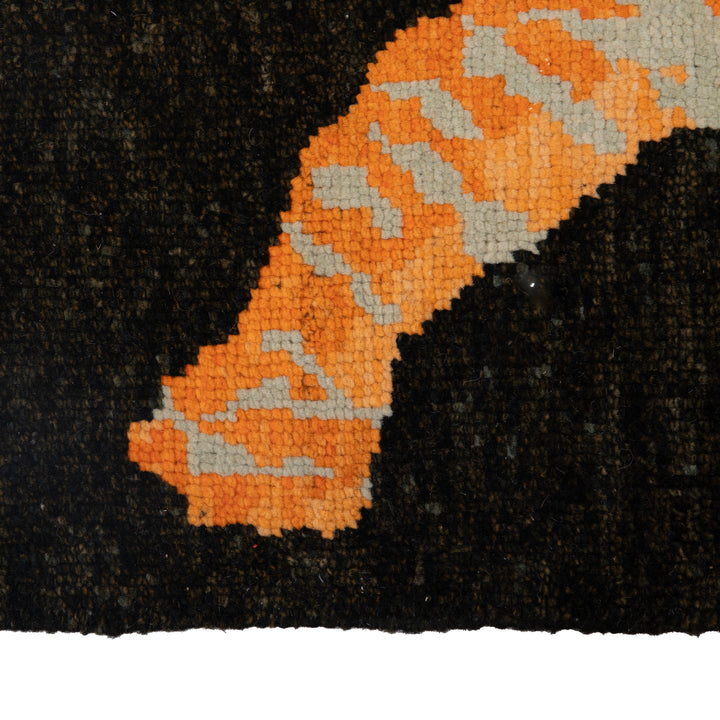 Turkish Hand Knotted Wool Carpet - 4'1" x 5'11"