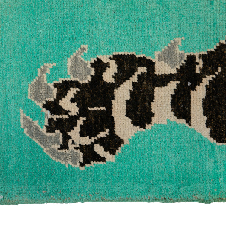 Turkish Hand Knotted Wool Carpet - 5'5" x 7'5"