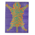 Turkish Hand Knotted Wool Carpet - 5'5" x 7'3"