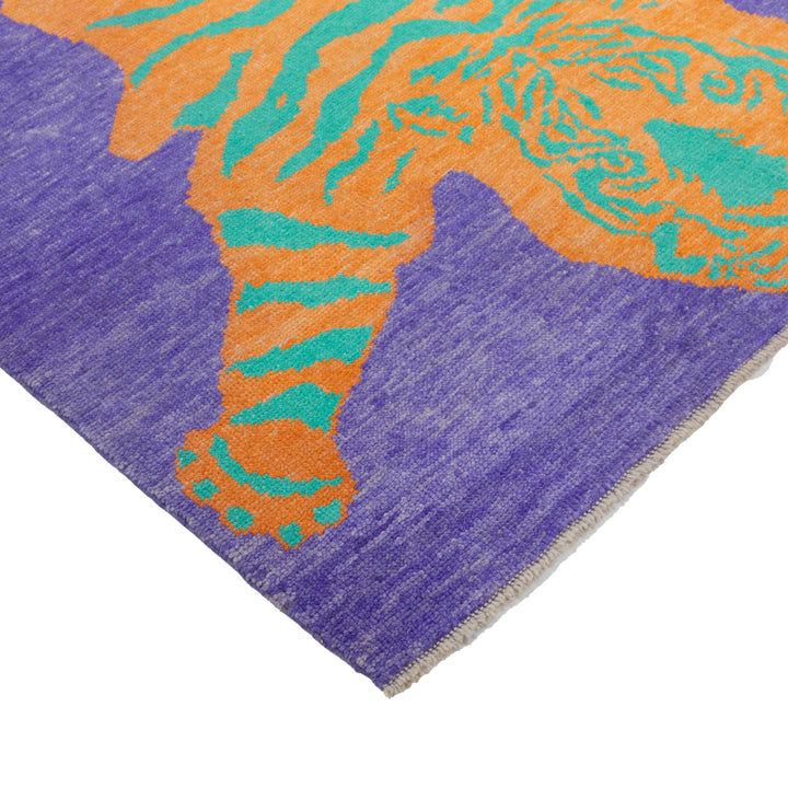 Turkish Hand Knotted Wool Carpet - 5'5" x 7'3"