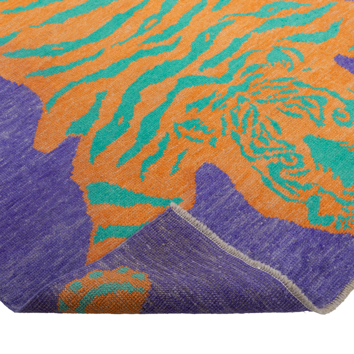 Turkish Hand Knotted Wool Carpet - 5'5" x 7'3"