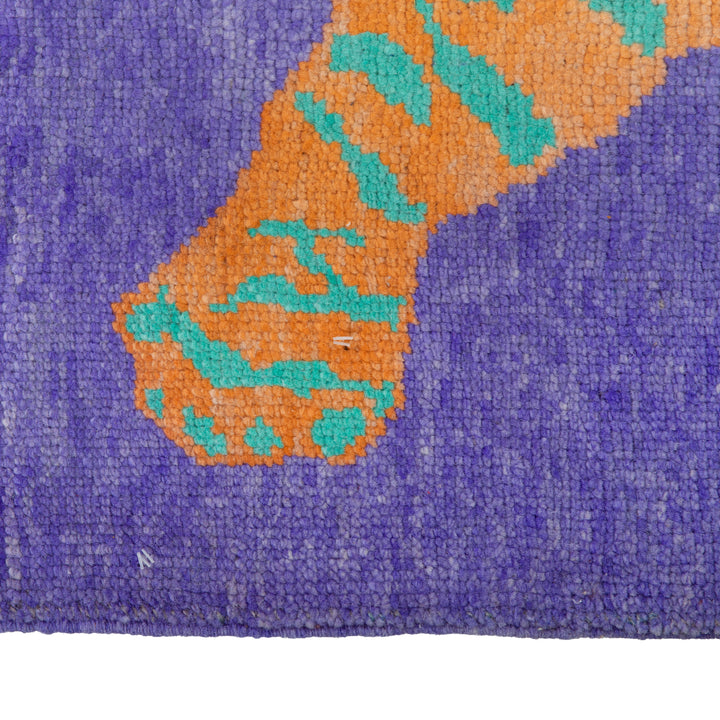 Turkish Hand Knotted Wool Carpet - 5'5" x 7'3"