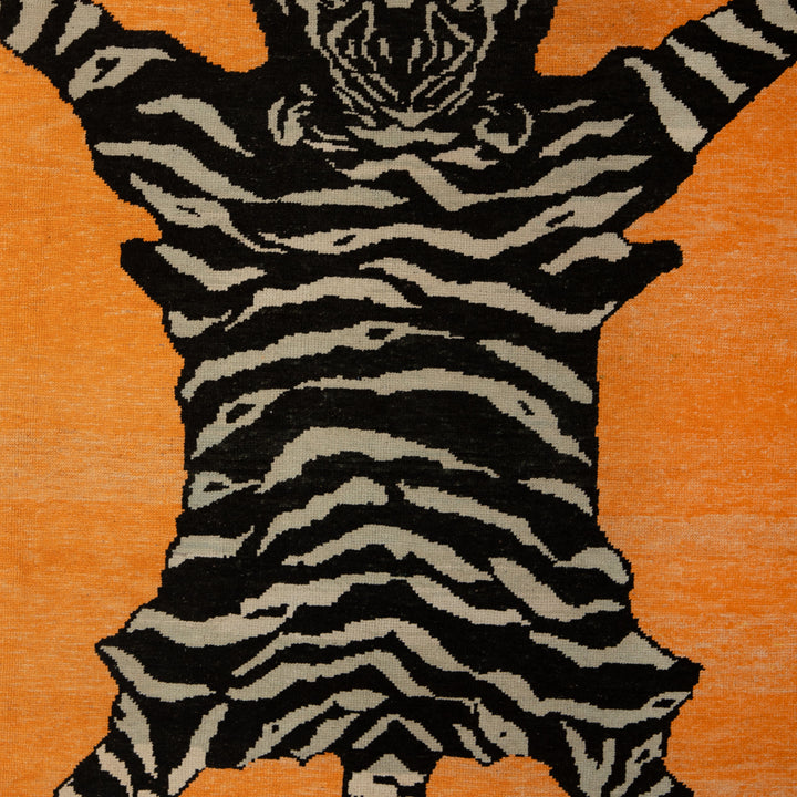 Turkish Hand Knotted Wool Carpet - 6'4" x 7'8"