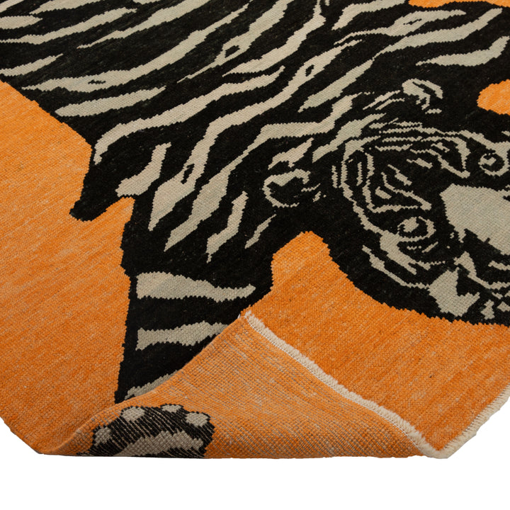 Turkish Hand Knotted Wool Carpet - 6'4" x 7'8"