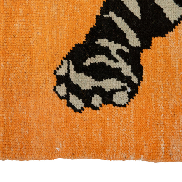 Turkish Hand Knotted Wool Carpet - 6'4" x 7'8"