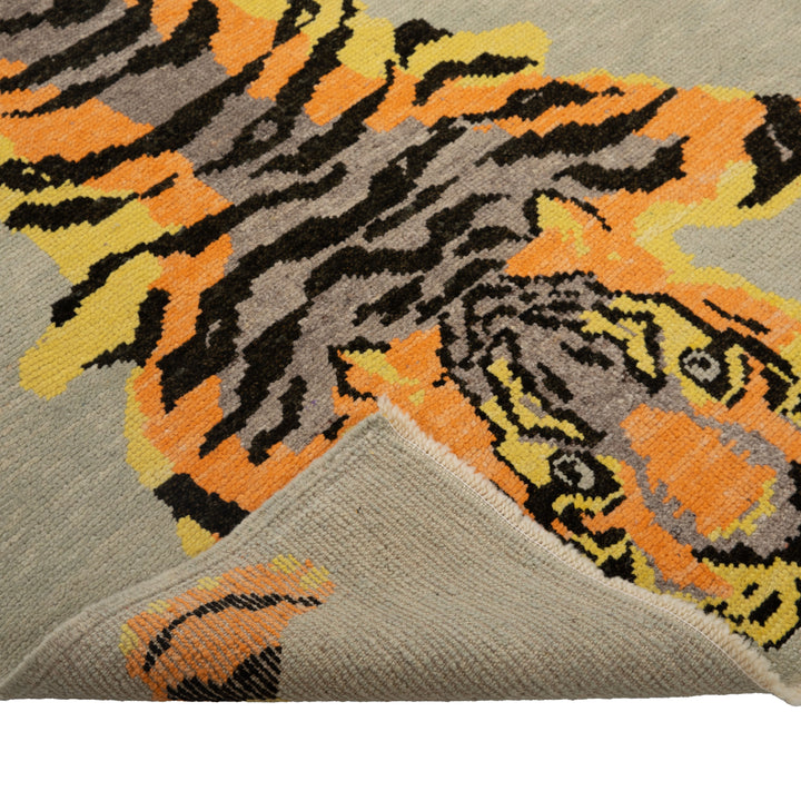 Turkish Hand Knotted Wool Carpet - 4'2" x 6'