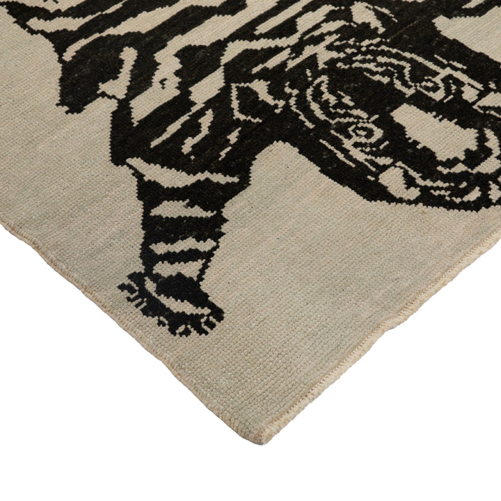 Turkish Hand Knotted Wool Carpet - 4'3" x 6'4"