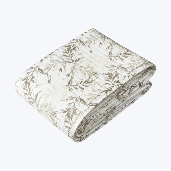 Natura Quilted Coverlet Beige / Twin