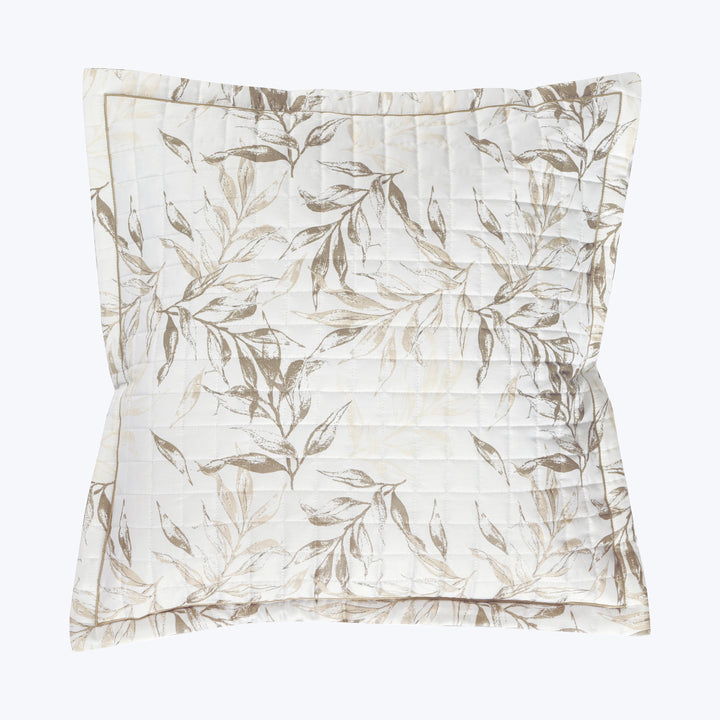 Natura Quilted Sham Beige / Euro
