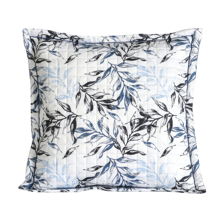 Natura Quilted Sham Blue / Euro