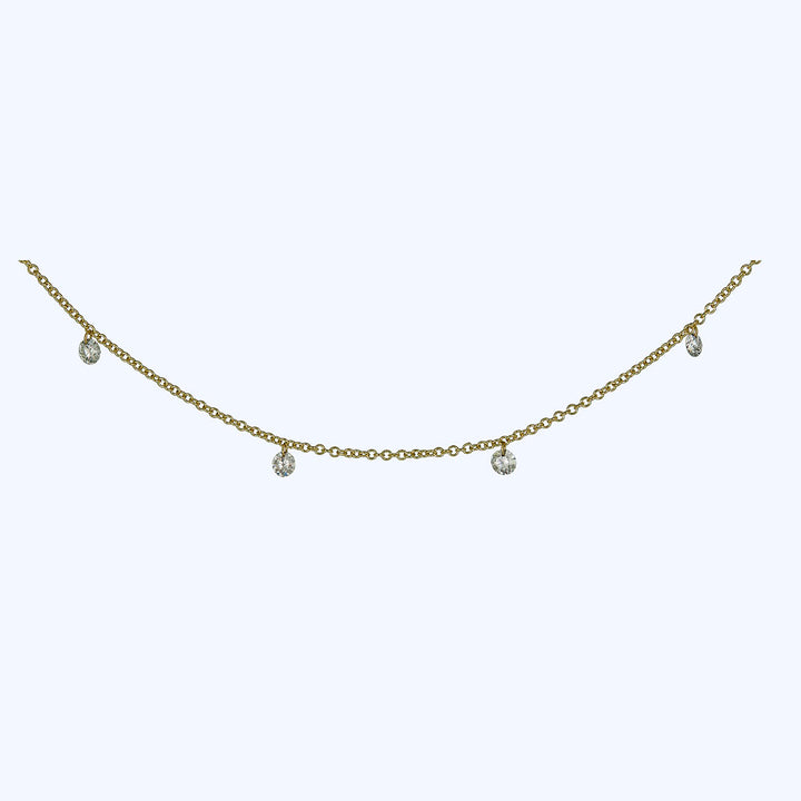 Floating Diamond Necklace
