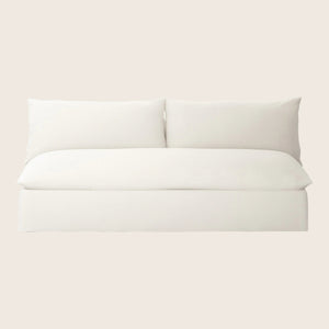 Grant Outdoor Armless Sofa Cream