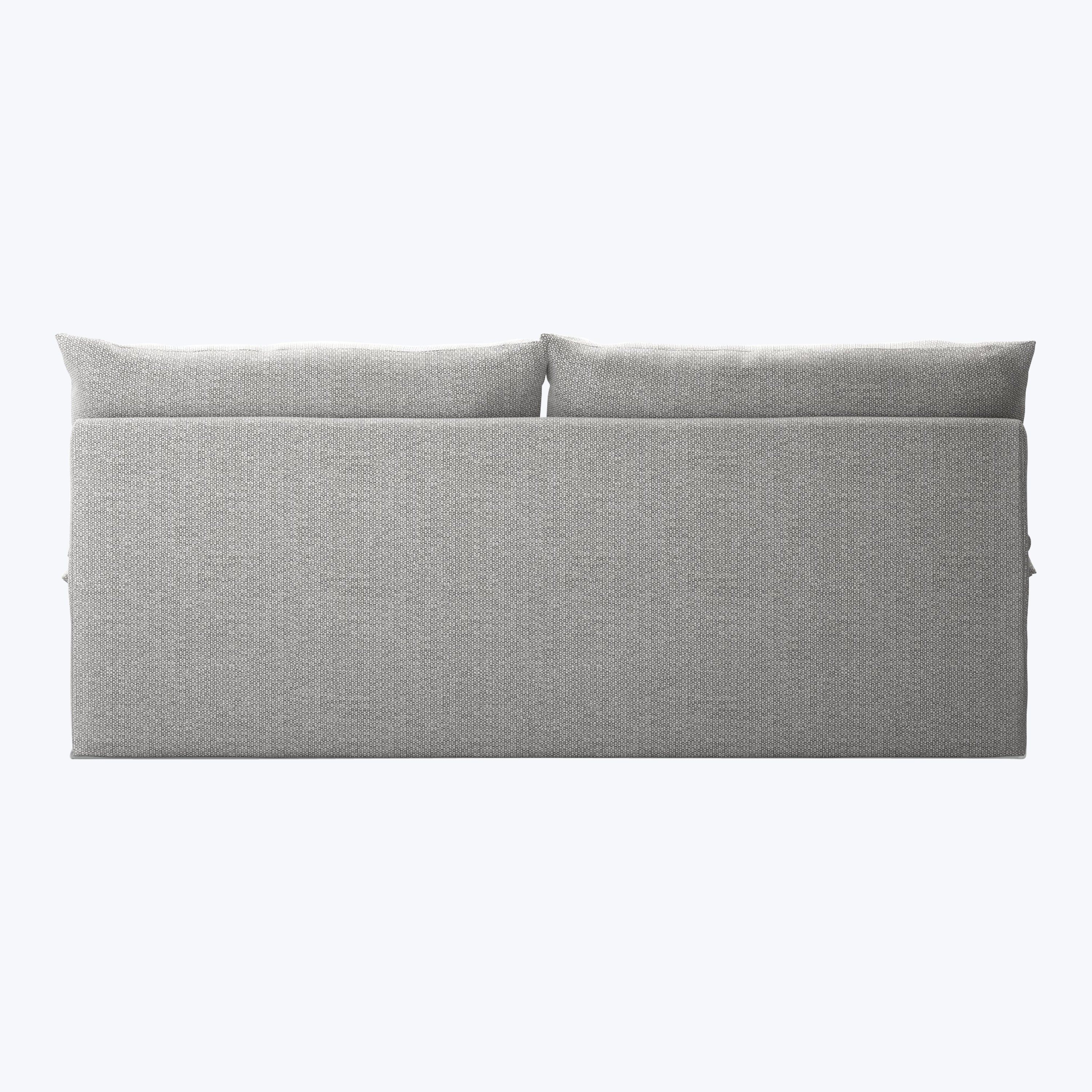 Grant Outdoor Armless Sofa Ash