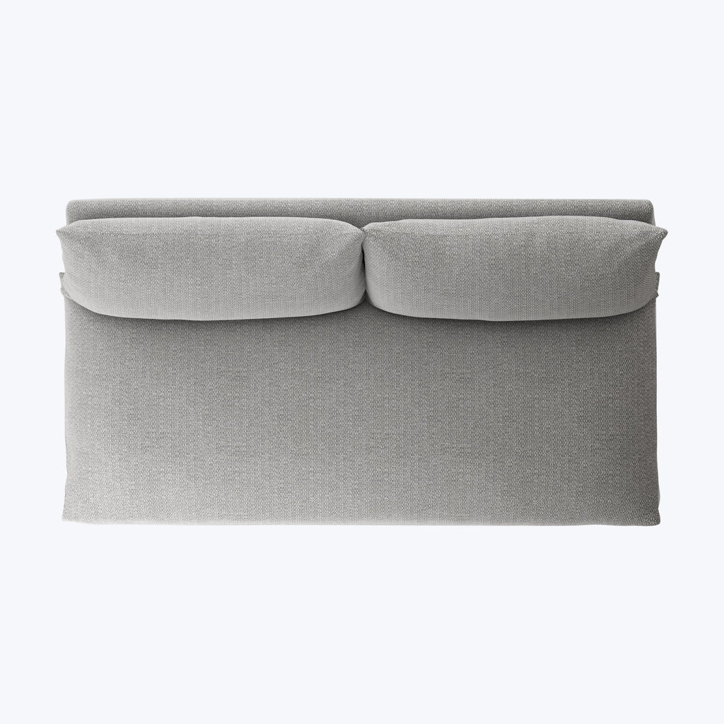 Grant Outdoor Armless Sofa Ash