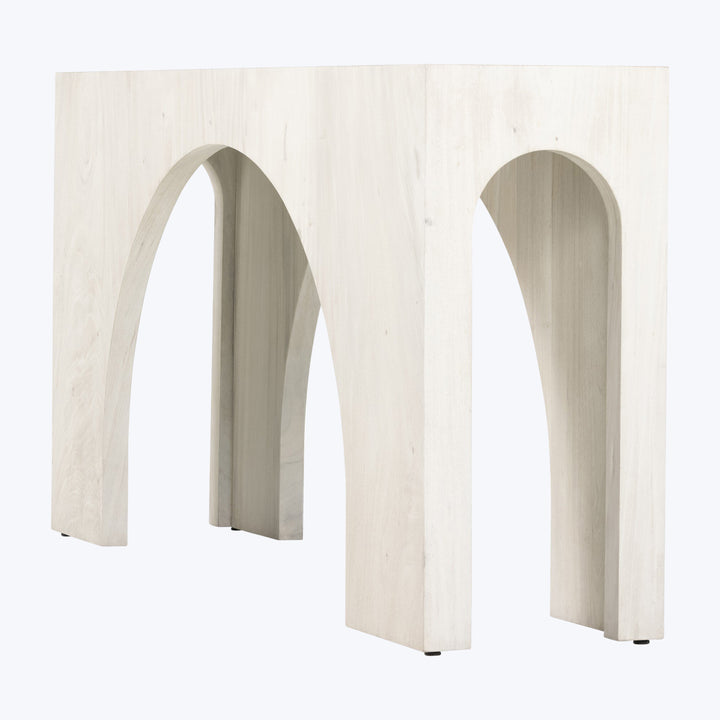 Fausto Console Table White