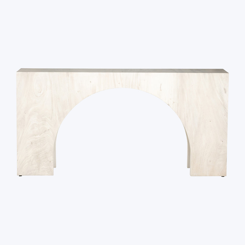 Fausto Console Table White