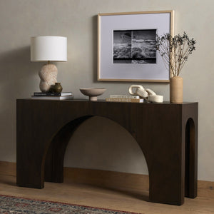 Fausto Console Table Smoked - hover