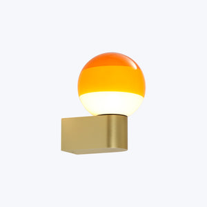 Dipping Light Sconce Amber