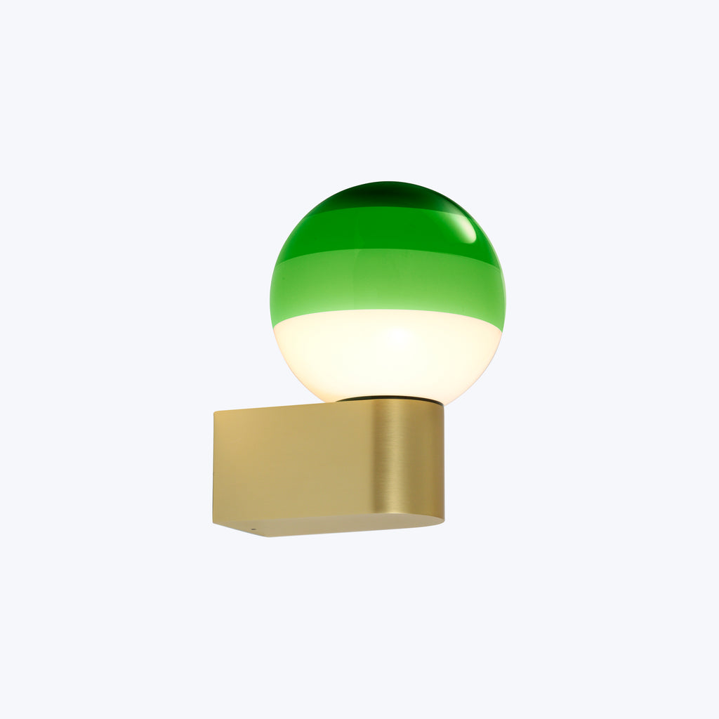Dipping Light Sconce Green
