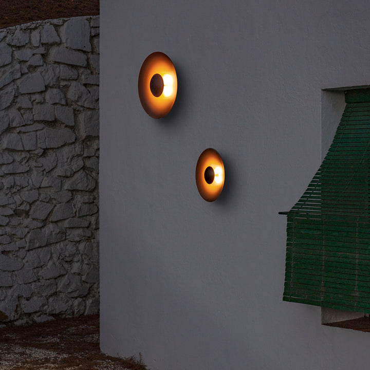 Ginger Outdoor Sconce Rust Brown / 8''