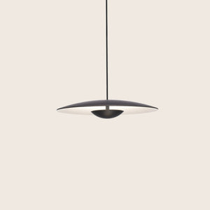 Ginger Pendant Aluminum / Black & White / 12.5'' - hover