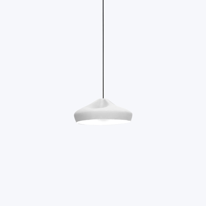 Pleat Box Pendant White / 36''