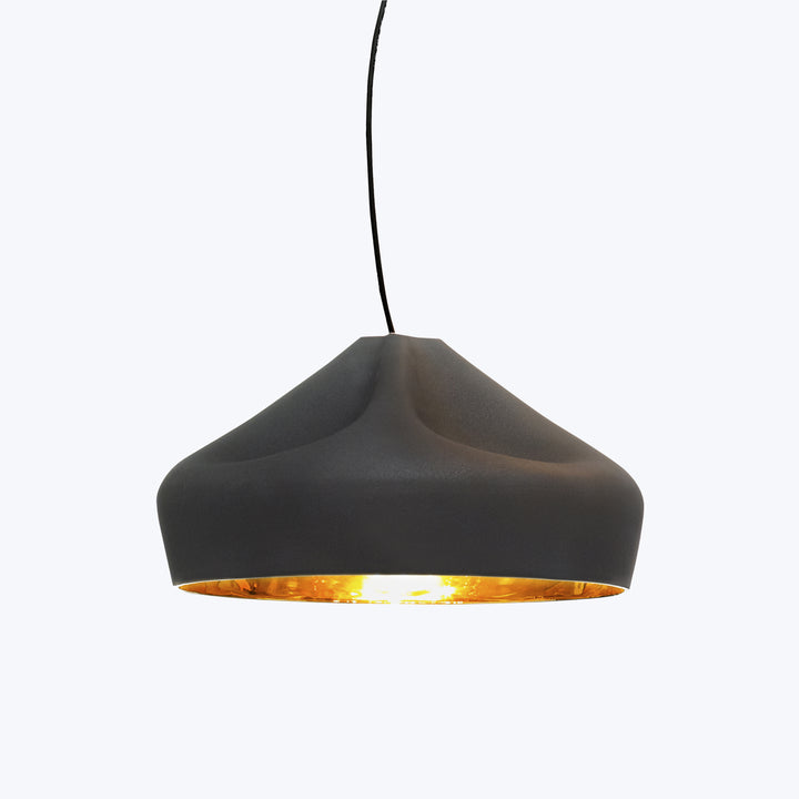 Pleat Box Pendant Black / 47''