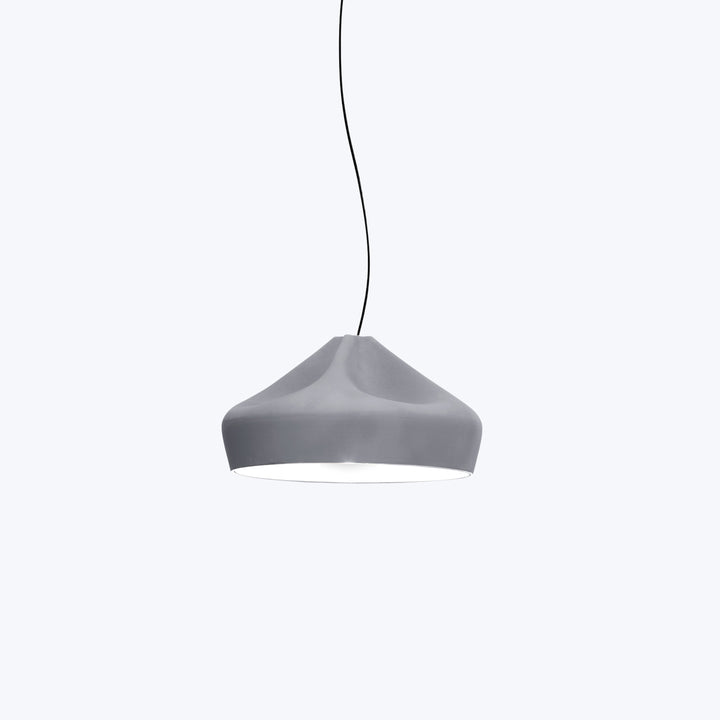Pleat Box Pendant Grey / 47''