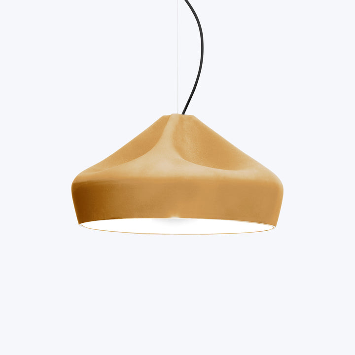 Pleat Box Pendant Ochre / 47''