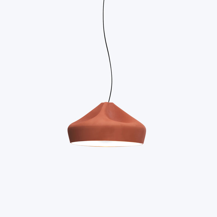 Pleat Box Pendant Terracotta / 47''