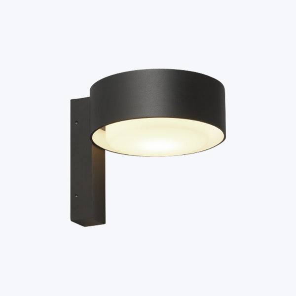 Plaff-on! Outdoor Wall Sconce Black / Armed