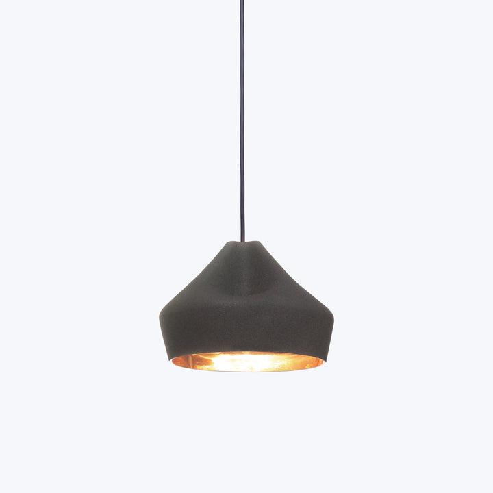 Pleat Box Pendant Black / 24''