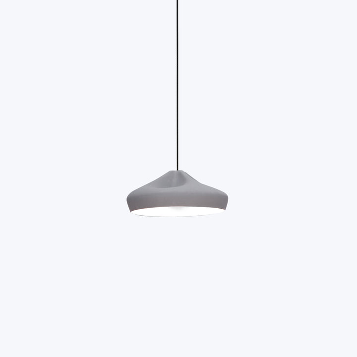 Pleat Box Pendant Grey / 36''