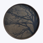 Tree Tray Black / Round