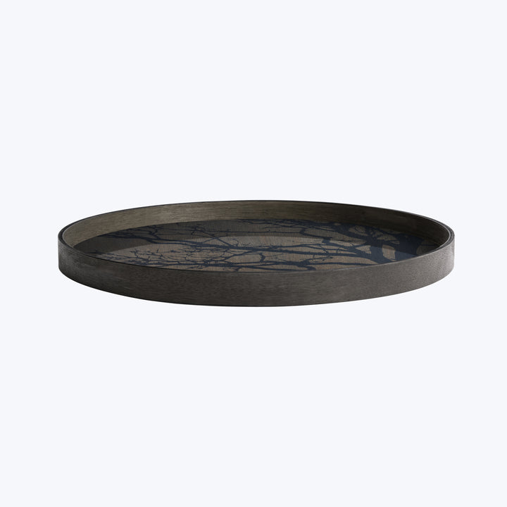 Tree Tray Black / Round