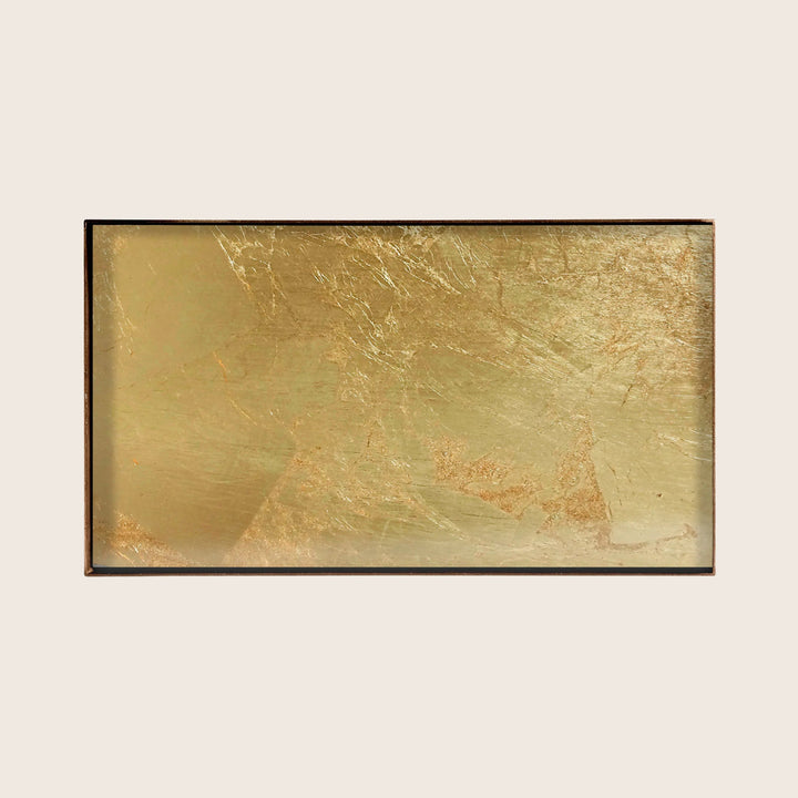 Aged Valet Tray Gold Leaf / 12" x 6.5"