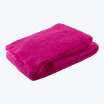 Mohair Throw, Fuchsia