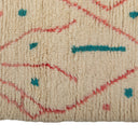 Multicolored Moroccan Berbere Wool Rug  - 2'4" x 9'4"