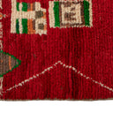 Multicolored Moroccan Berbere Wool Rug  - 5'5" x 8'6"