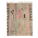 Multicolored Moroccan Berbere Wool Rug  - 5'3" x 6'9"