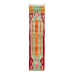 Multicolored Moroccan Berbere Wool Rug  - 2'4" x 10'
