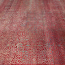 RED ALCHEMY TRANSITIONAL SILK & WOOL  RUG - 9' x 13'